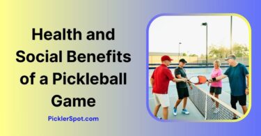 Health and Social Benefits of a Pickleball Game